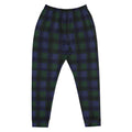 Blue Plaid Joggers