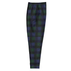 Blue Plaid Joggers