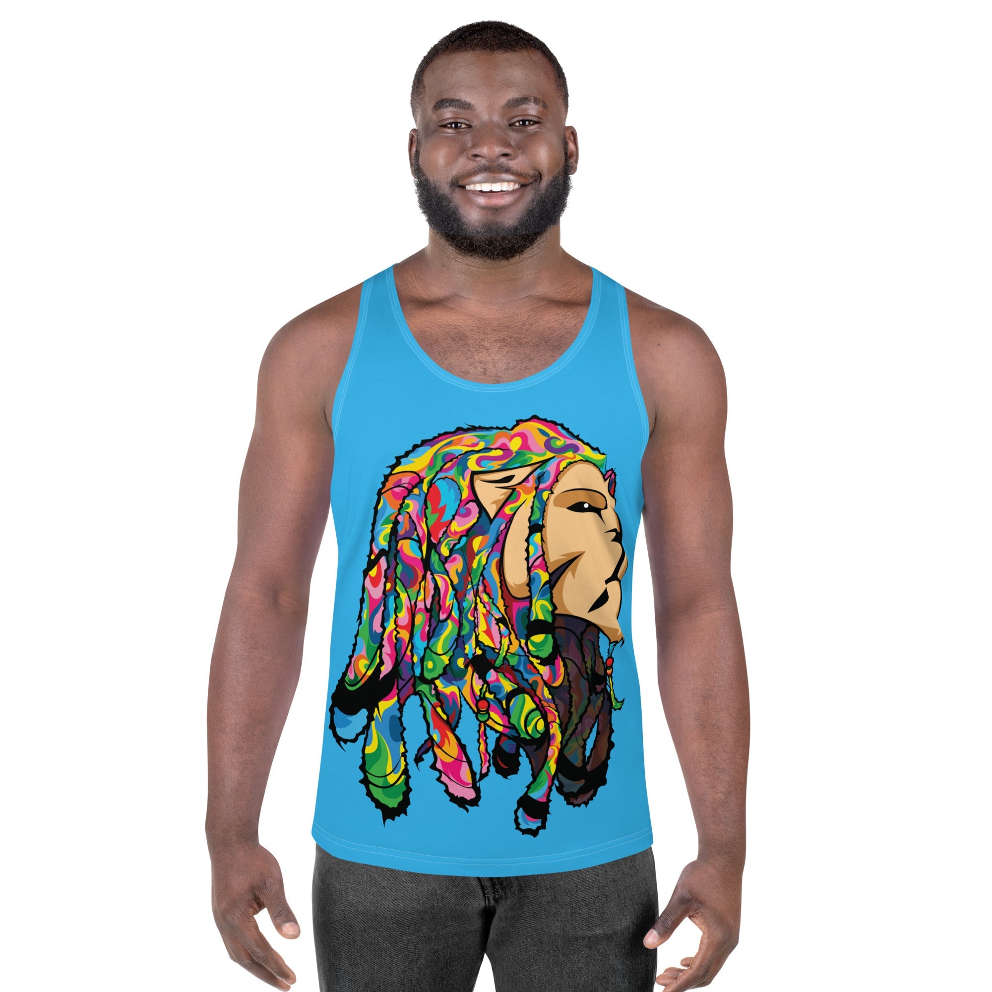 Unisex Tank Top Blue