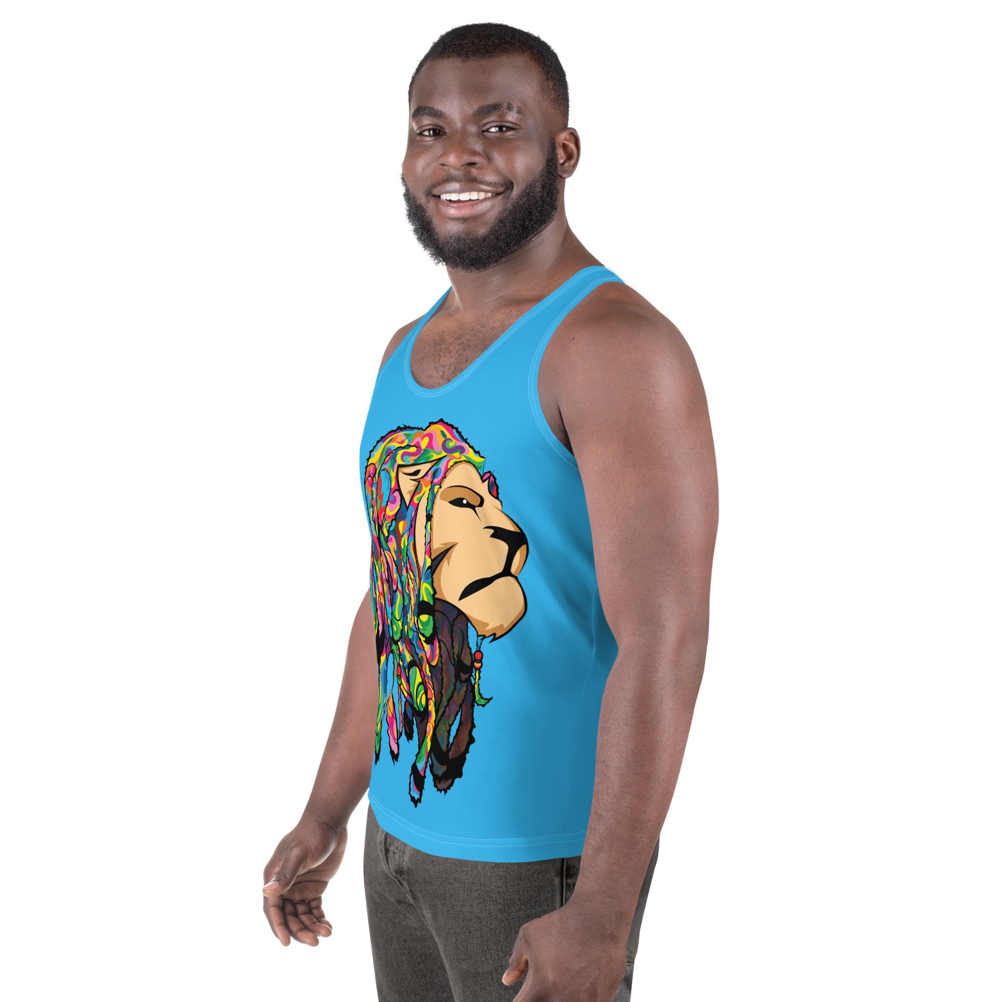 Unisex Tank Top Blue