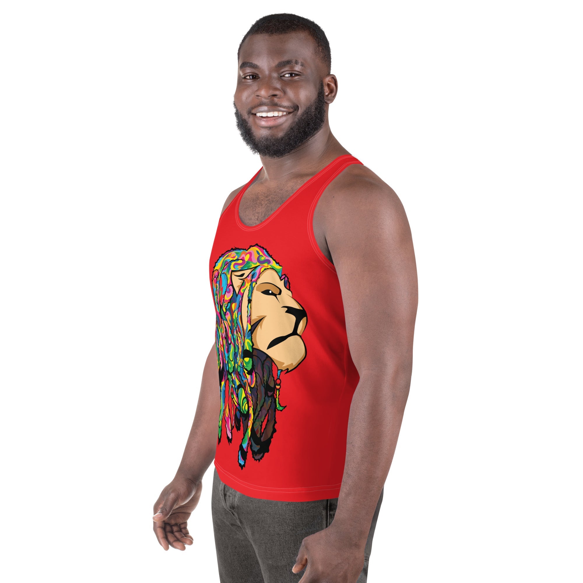Unisex Tank Top Red