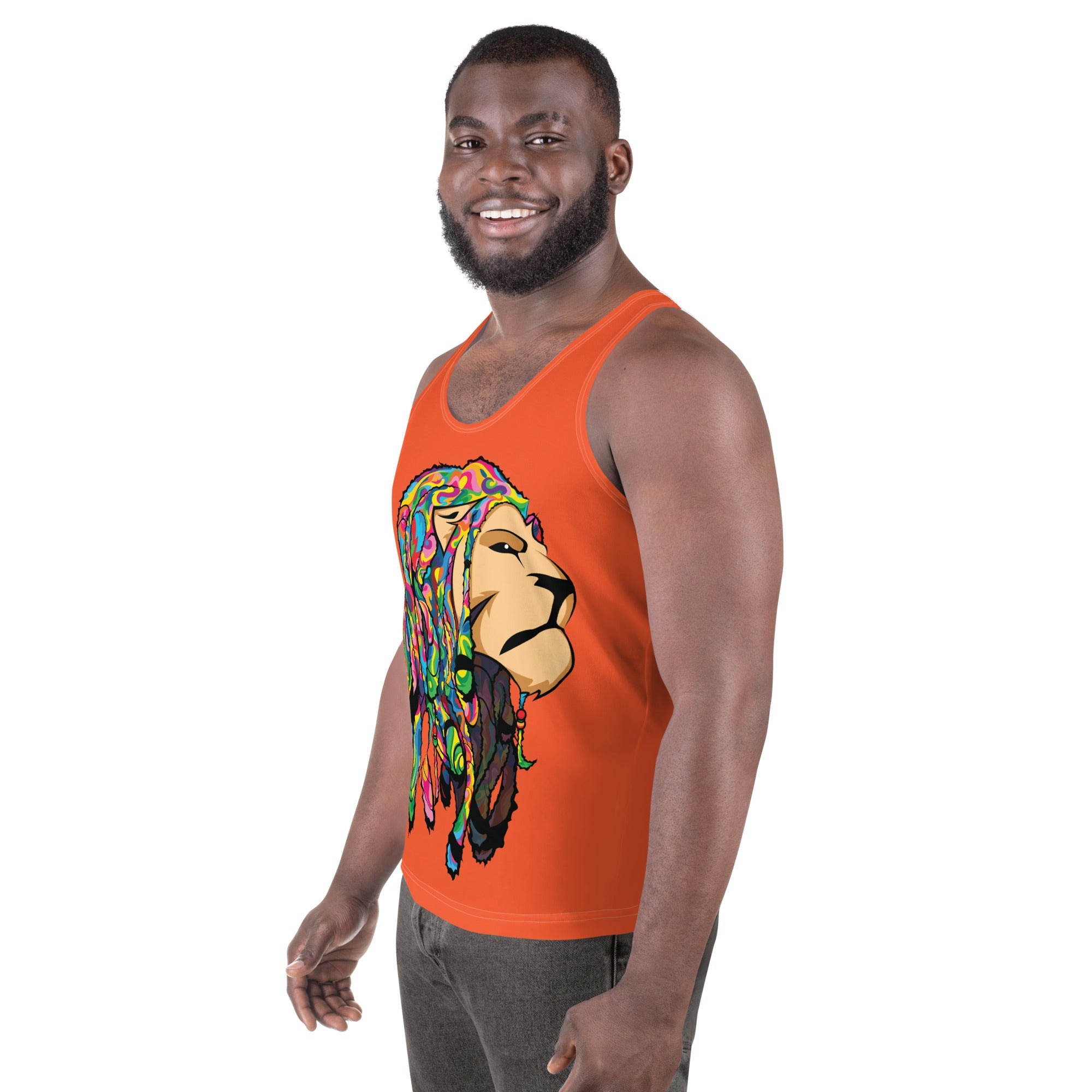 Unisex Tank Top Orange
