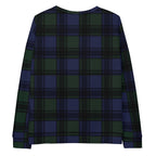 Blue Plaid Sweatshirt
