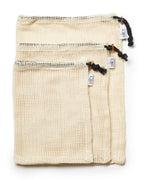 ORGANIC COTTON MESH REUSABLE PRODUCE BAGS