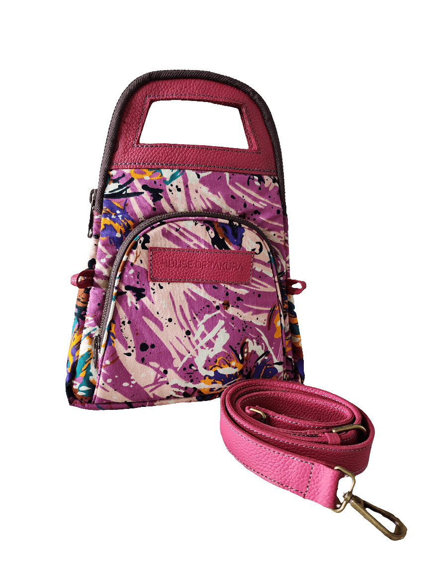 Alpha Mini Clutch - Graffiti Pink