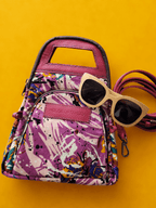 Alpha Mini Clutch - Graffiti Pink