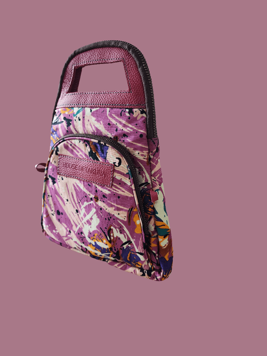 Alpha Mini Clutch - Graffiti Pink