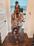 Alpha Mini Clutch - Sikasso Red