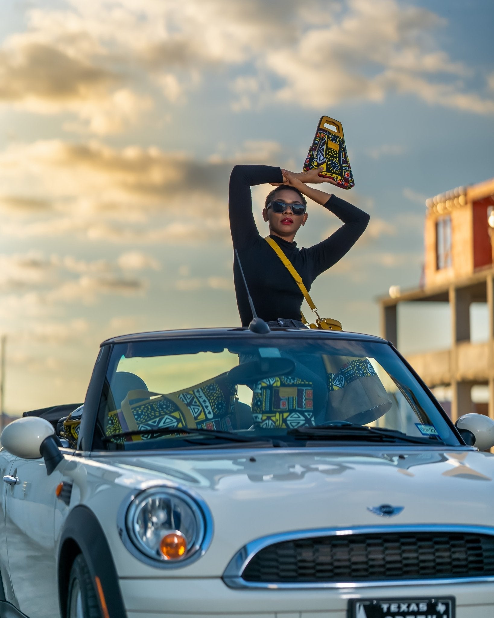 Alpha Mini Clutch - Sikasso Red