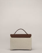 ARIA - Canvas & Cognac Leather