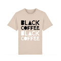 Black Coffee Two Color Cream T-Shirt