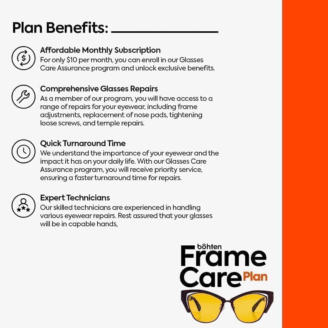 Bôhten Glasses Care Assurance - Annual