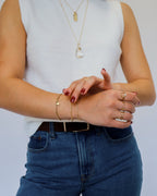 AMULET// crystal charm necklace