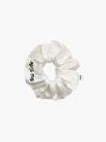 Melissa bridal scrunchie in ivory bamboo silk- Bride to be
