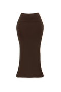 Stretch Maxi Skirt (brown)