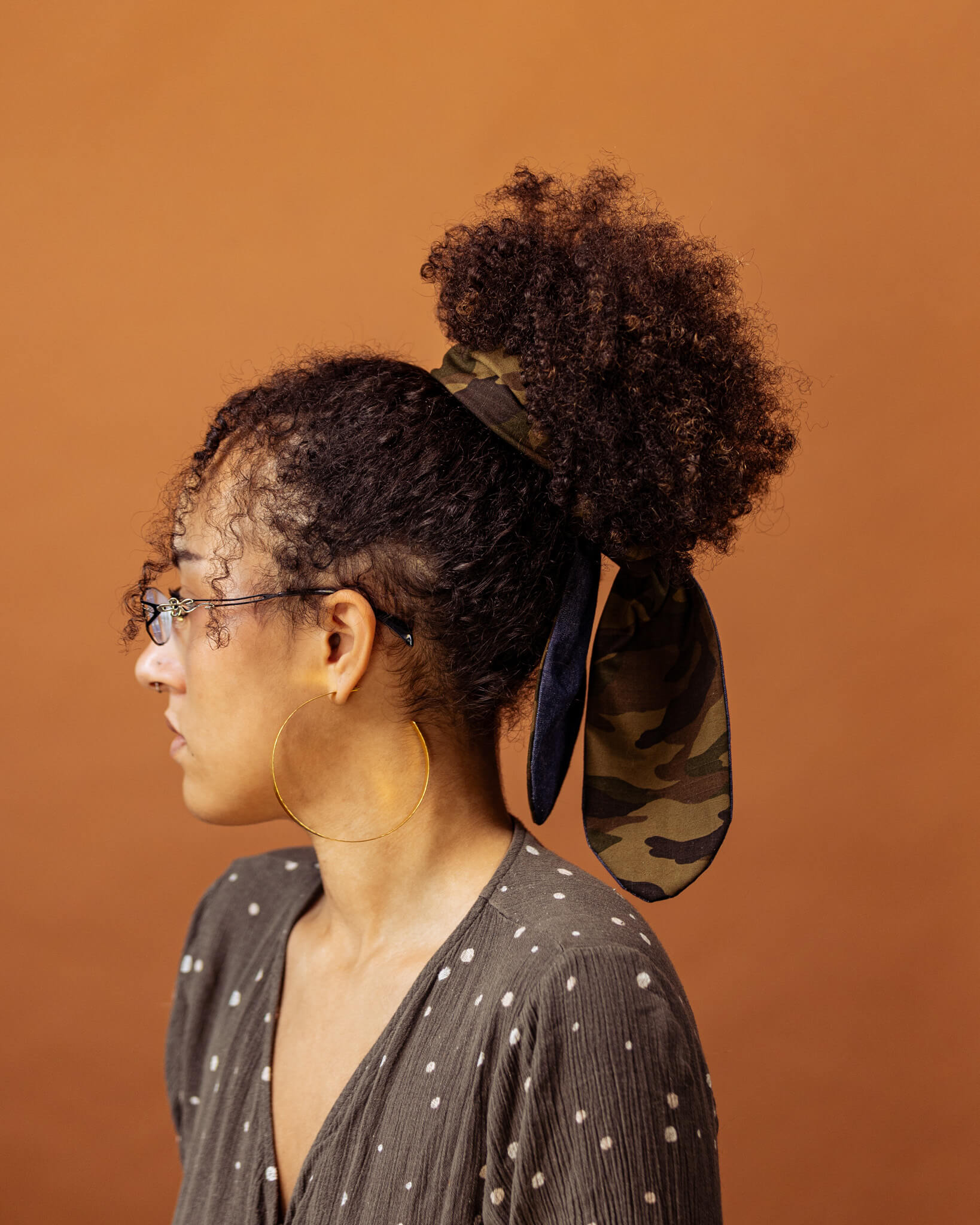 Camo Meil Large Tie Headband