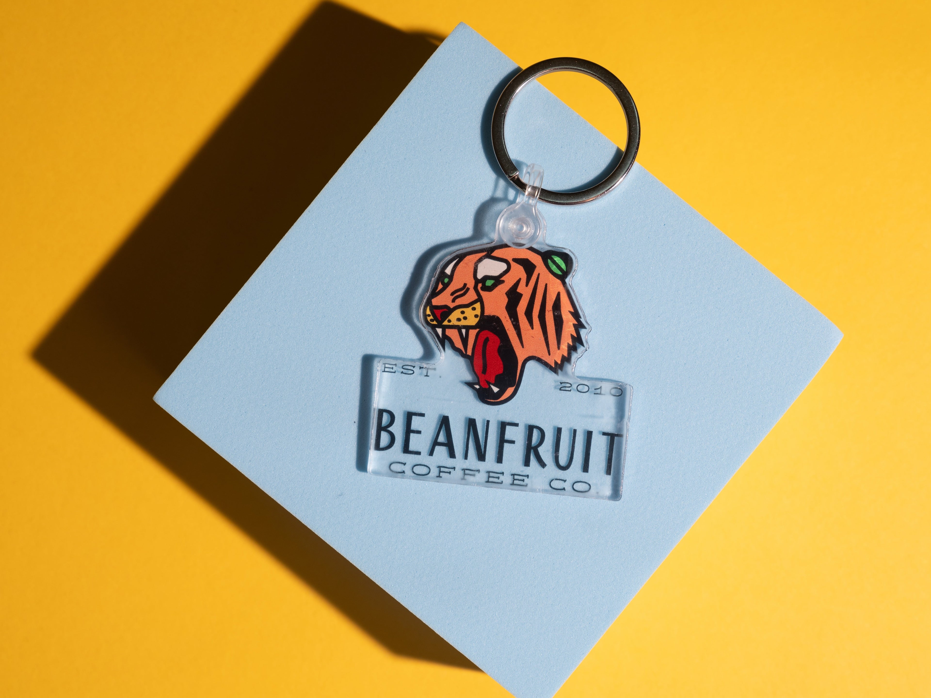 BeanFruit Coffee Logo Keychain
