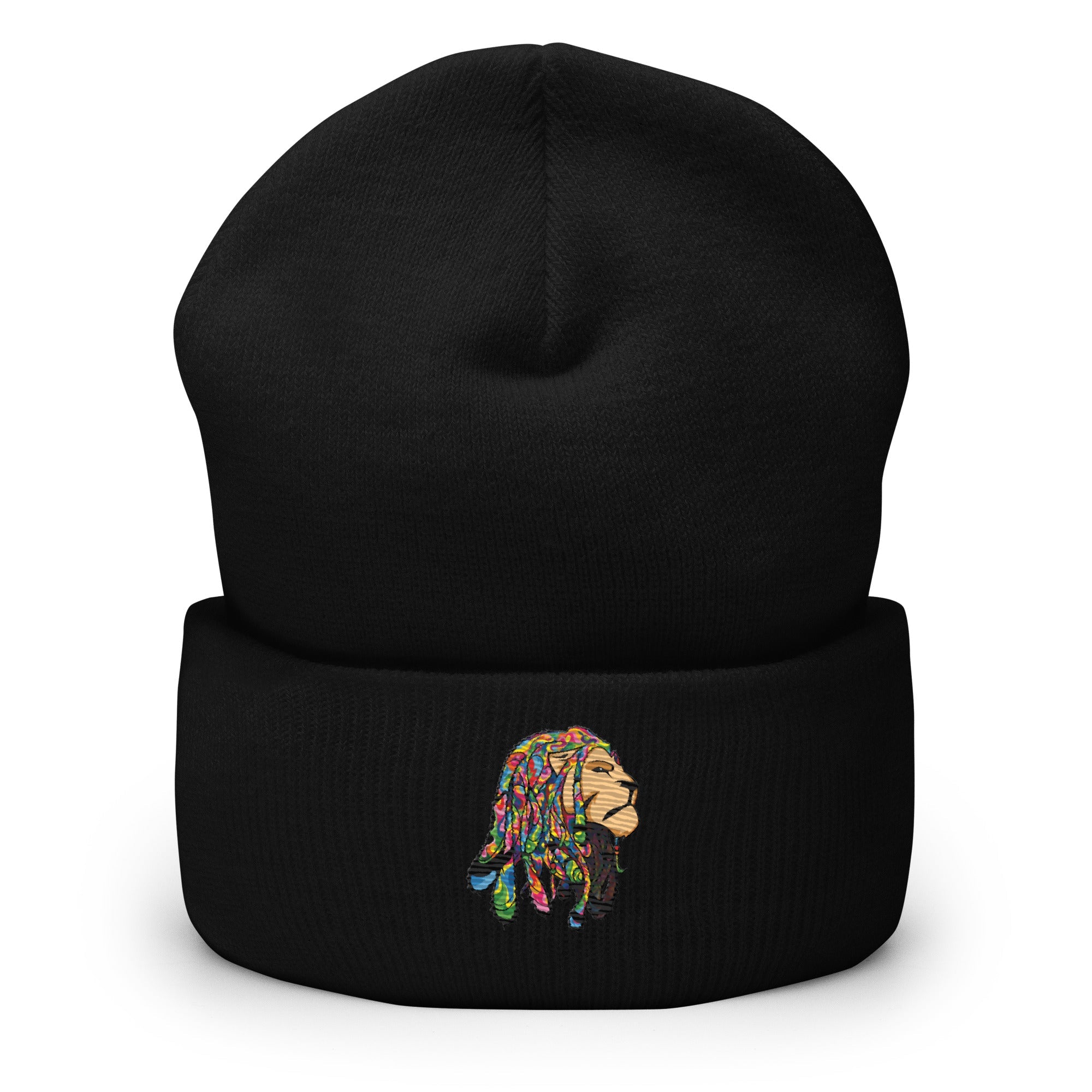 Lion Locs Cuffed Beanie