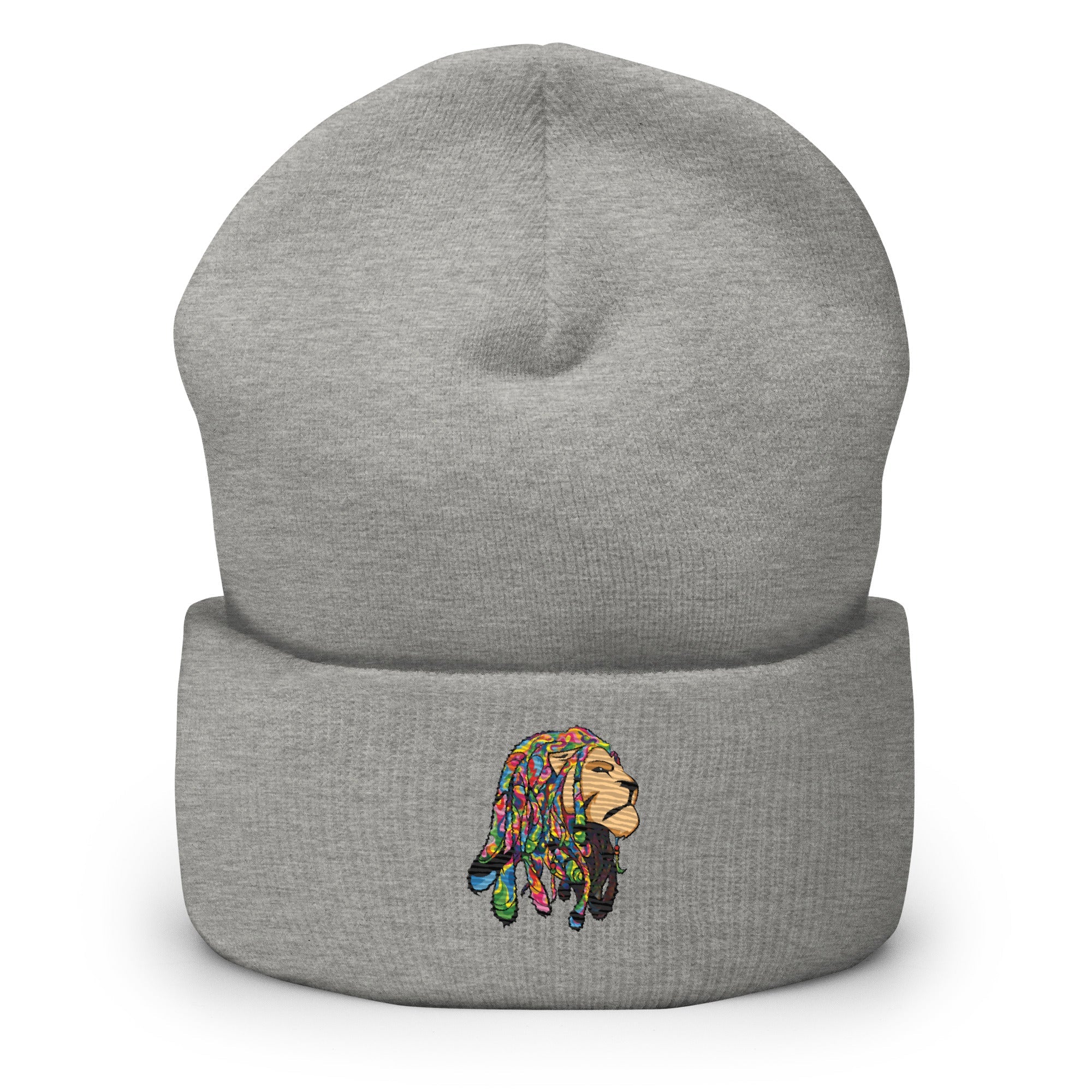 Lion Locs Cuffed Beanie