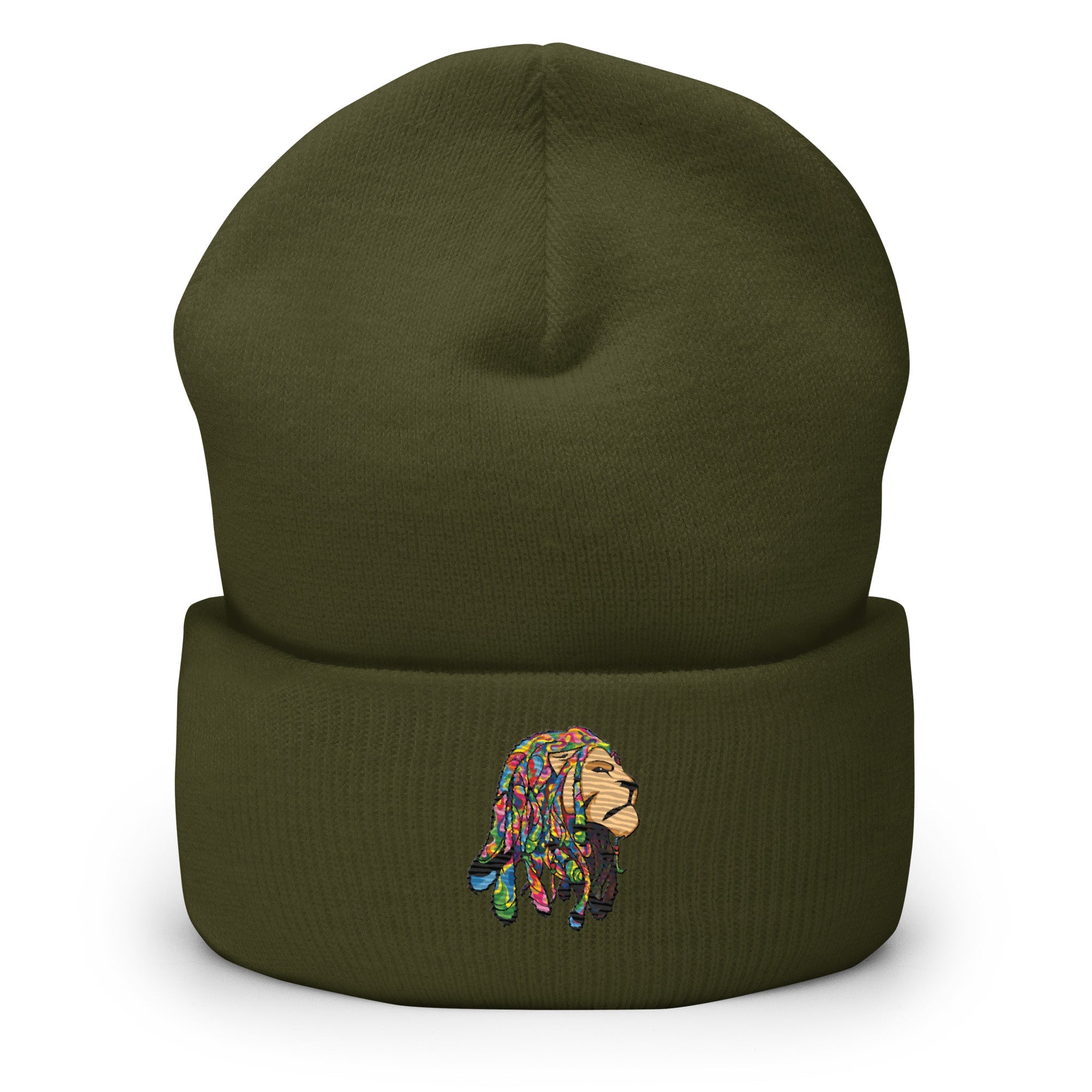 Lion Locs Cuffed Beanie