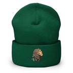 Lion Locs Cuffed Beanie