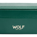 Sophia Jewelry Zip Case, Forest Green