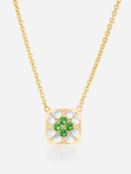 16-18" Granny Squares Pendant Necklace