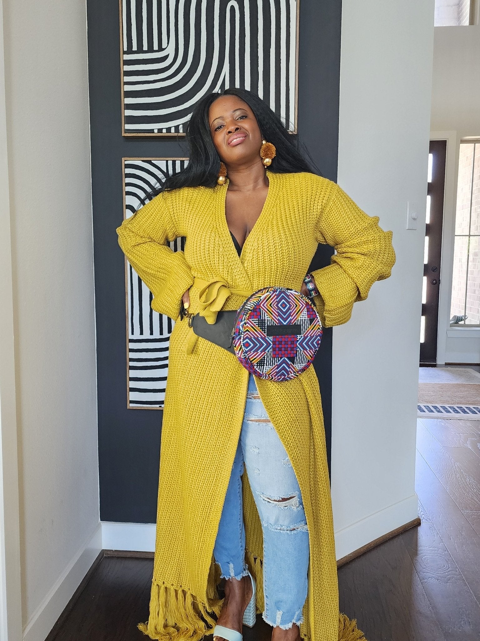 Duara Crossbody/Belt Bag - Zanzibar - TAN LEATHER