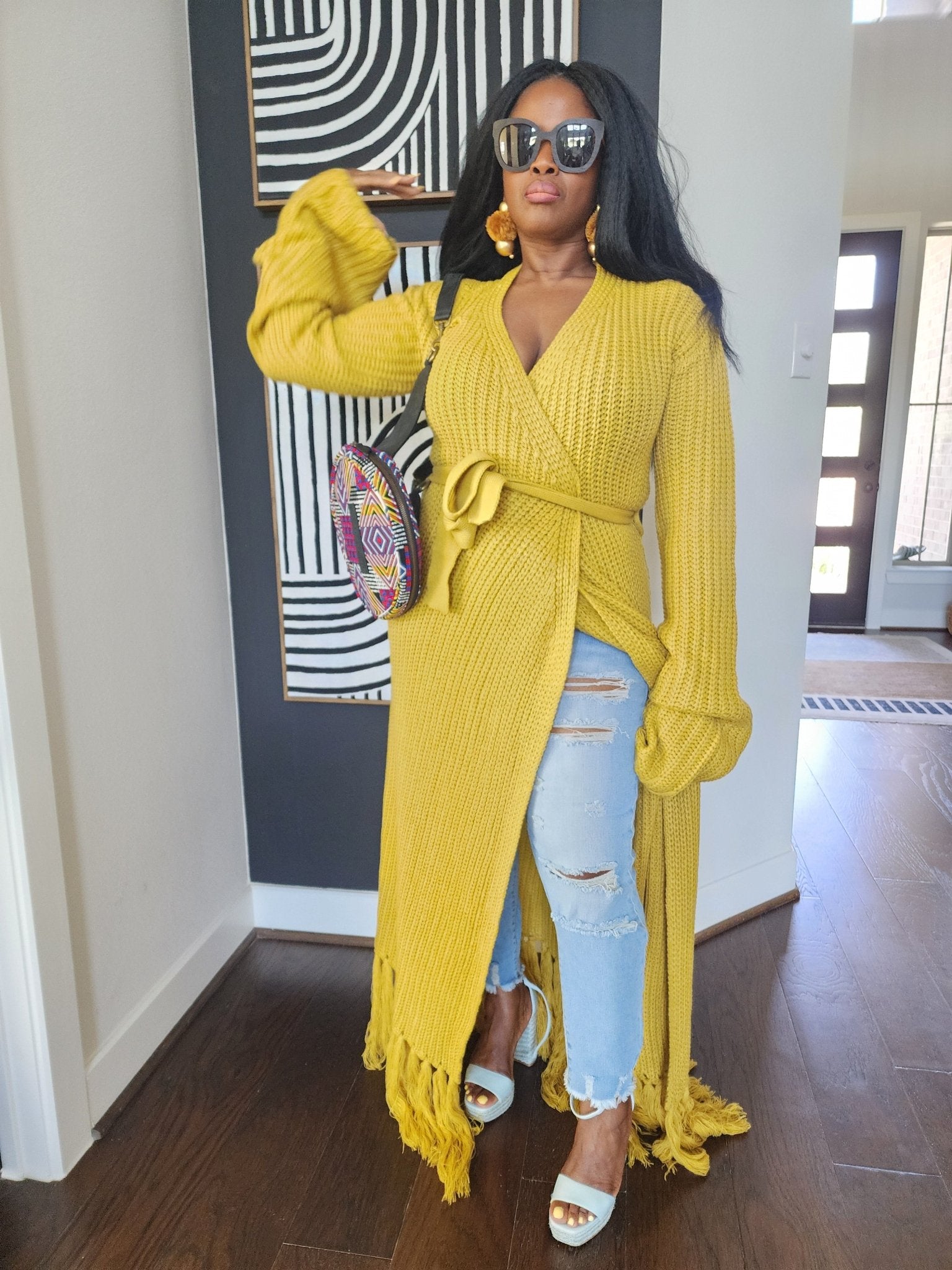 Duara Crossbody/Belt Bag - Zanzibar - TAN LEATHER