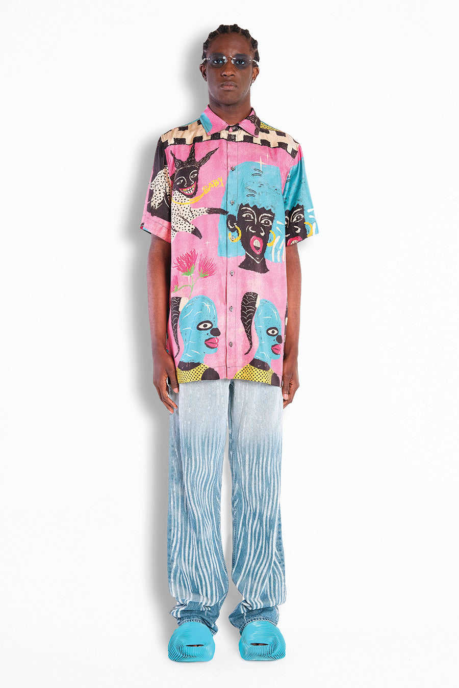 Pink Heads Shortsleeve Shirt