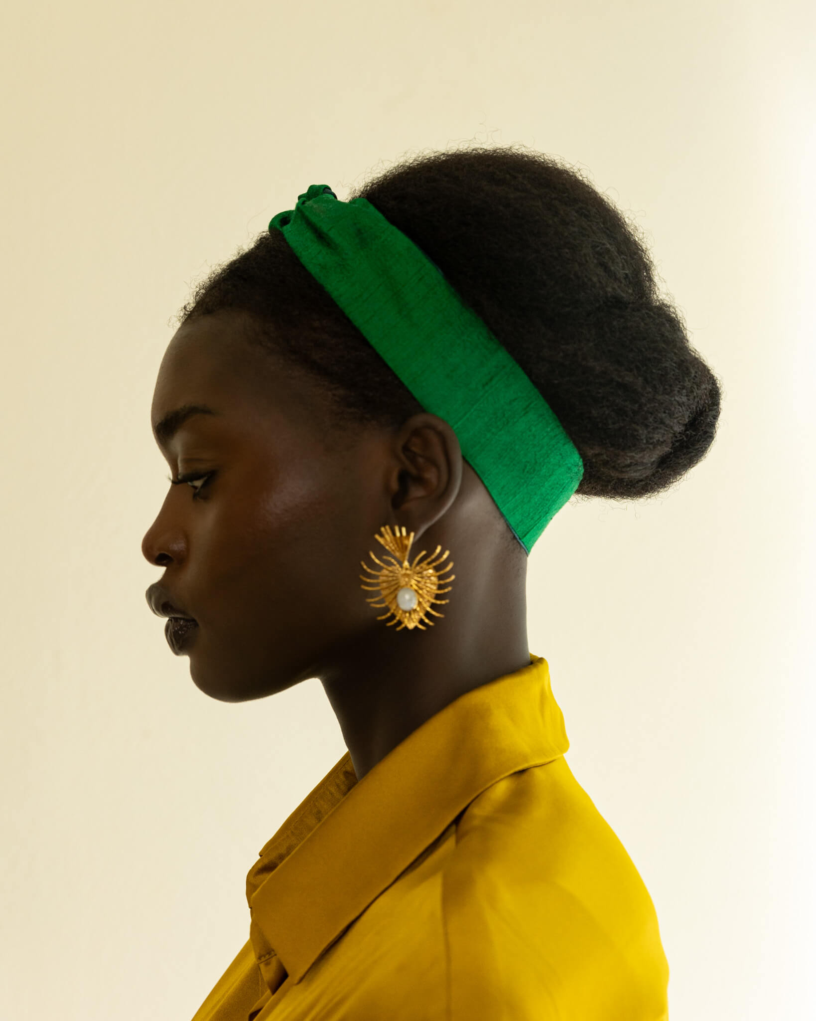 Eden Satin-lined Tie Headband