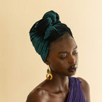 Emerald Velvet Headwrap