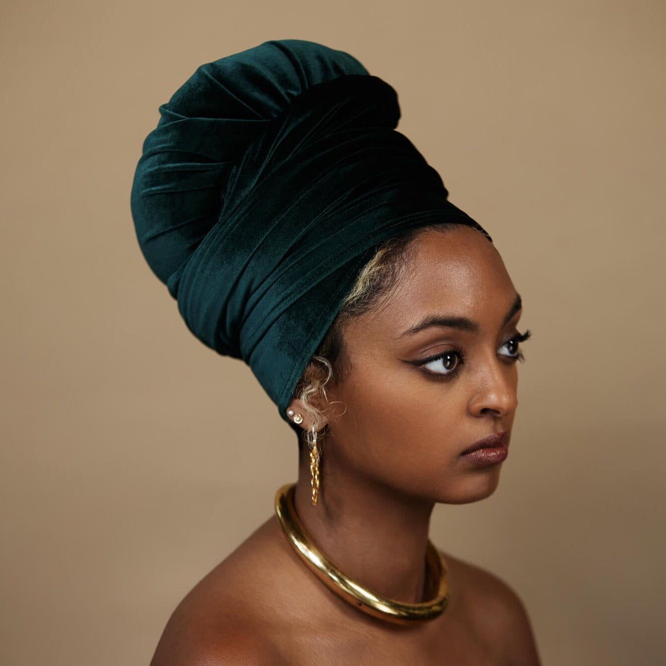 Emerald Velvet Headwrap
