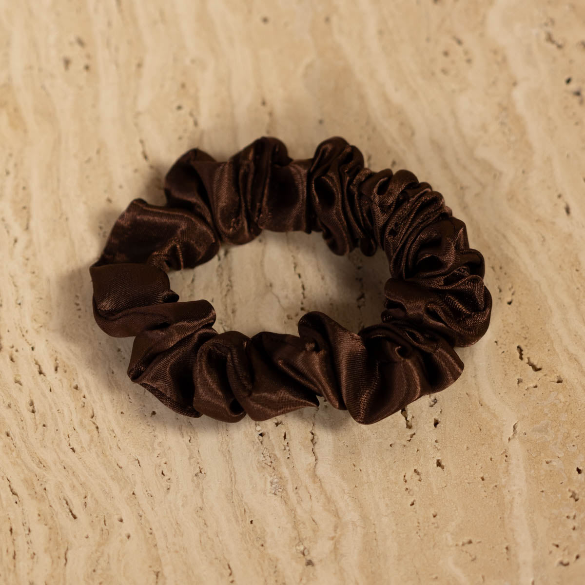 Espresso Skinny Scrunchie