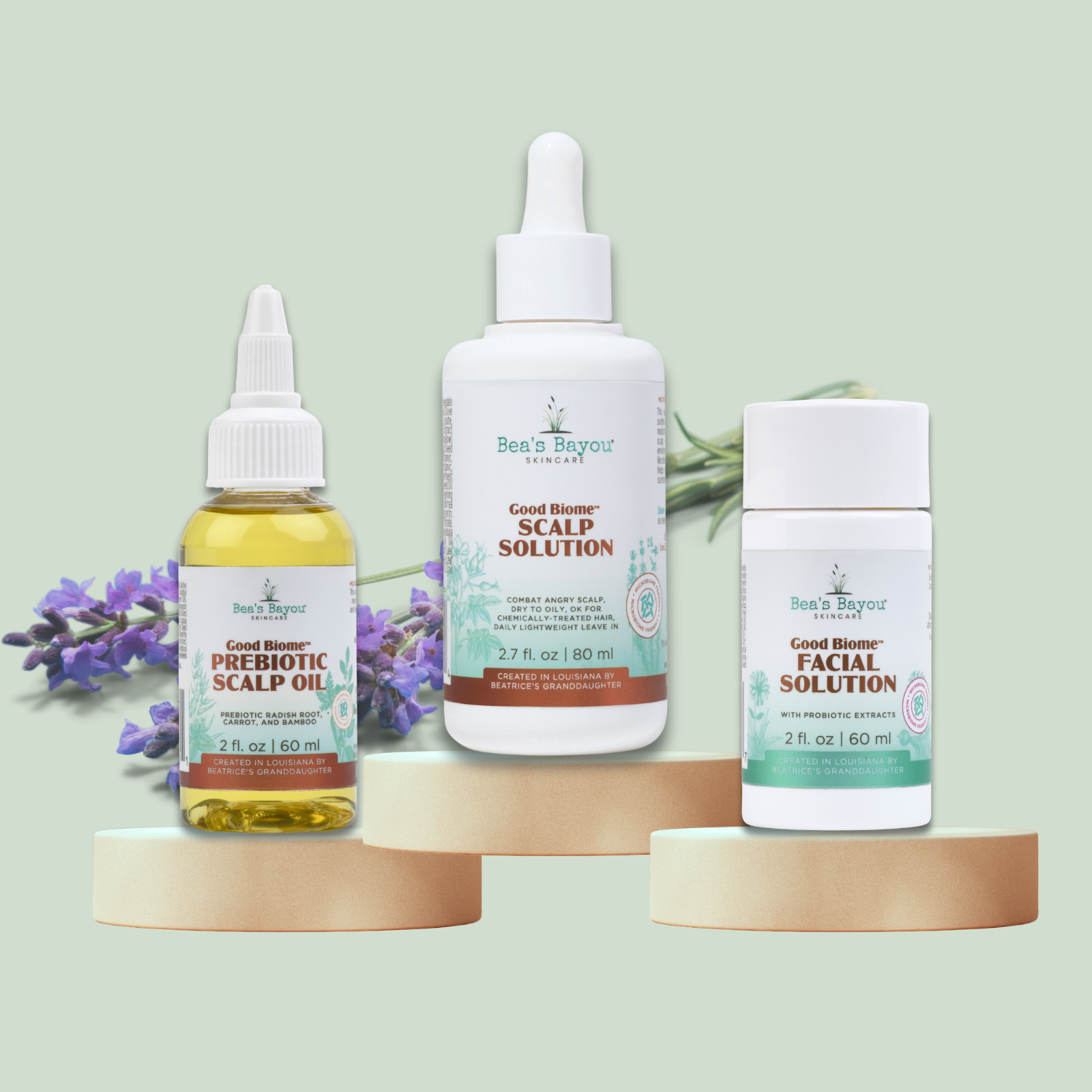 Scalp & Skin Relief Essentials Bundle | Good Biome Collection