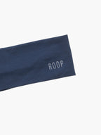 Jennifer headband in Evie Joynes denim blue