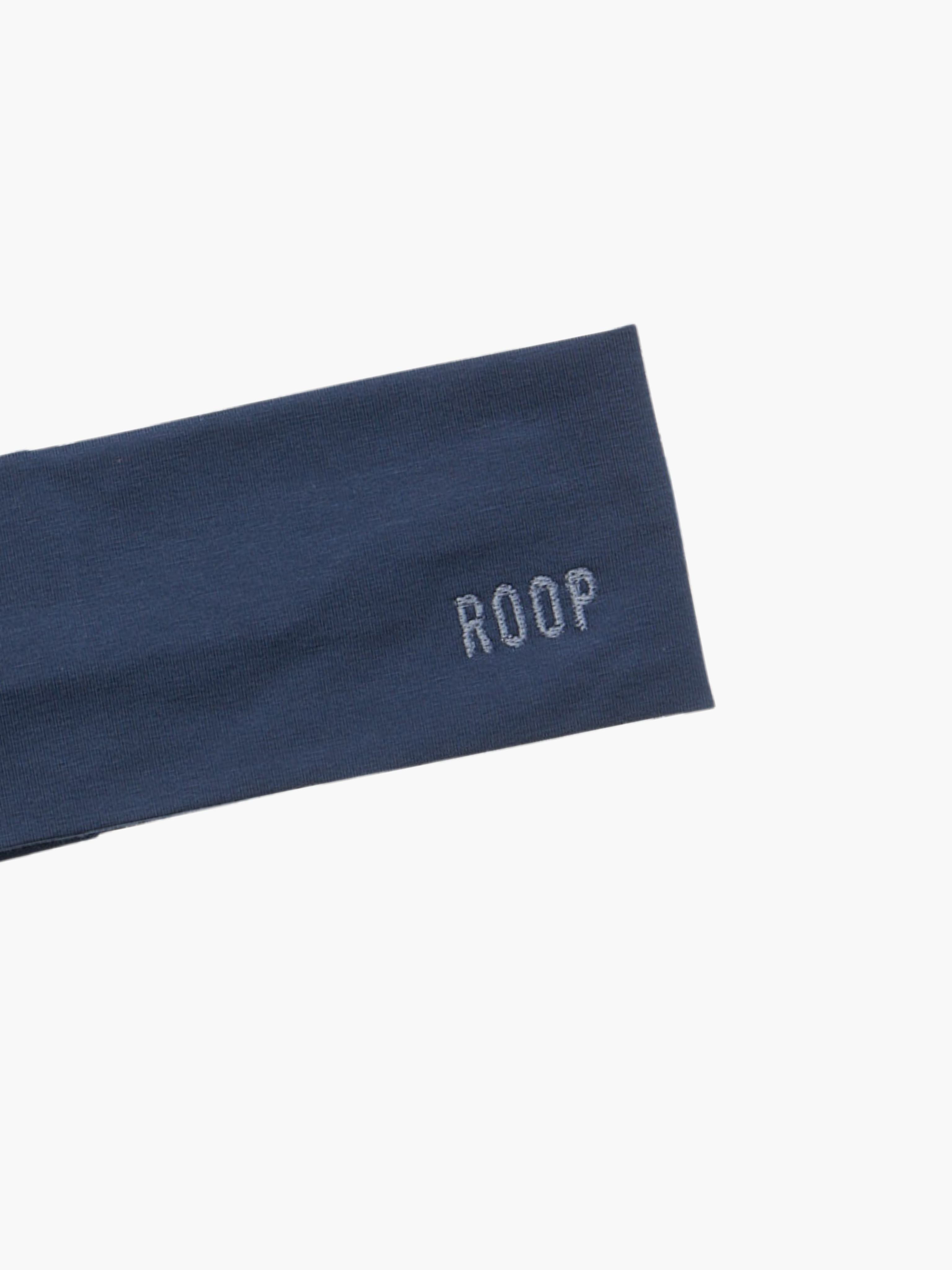 Jennifer headband in Evie Joynes denim blue