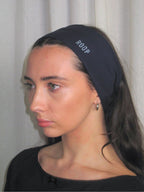 Jennifer headband in Evie Joynes navy