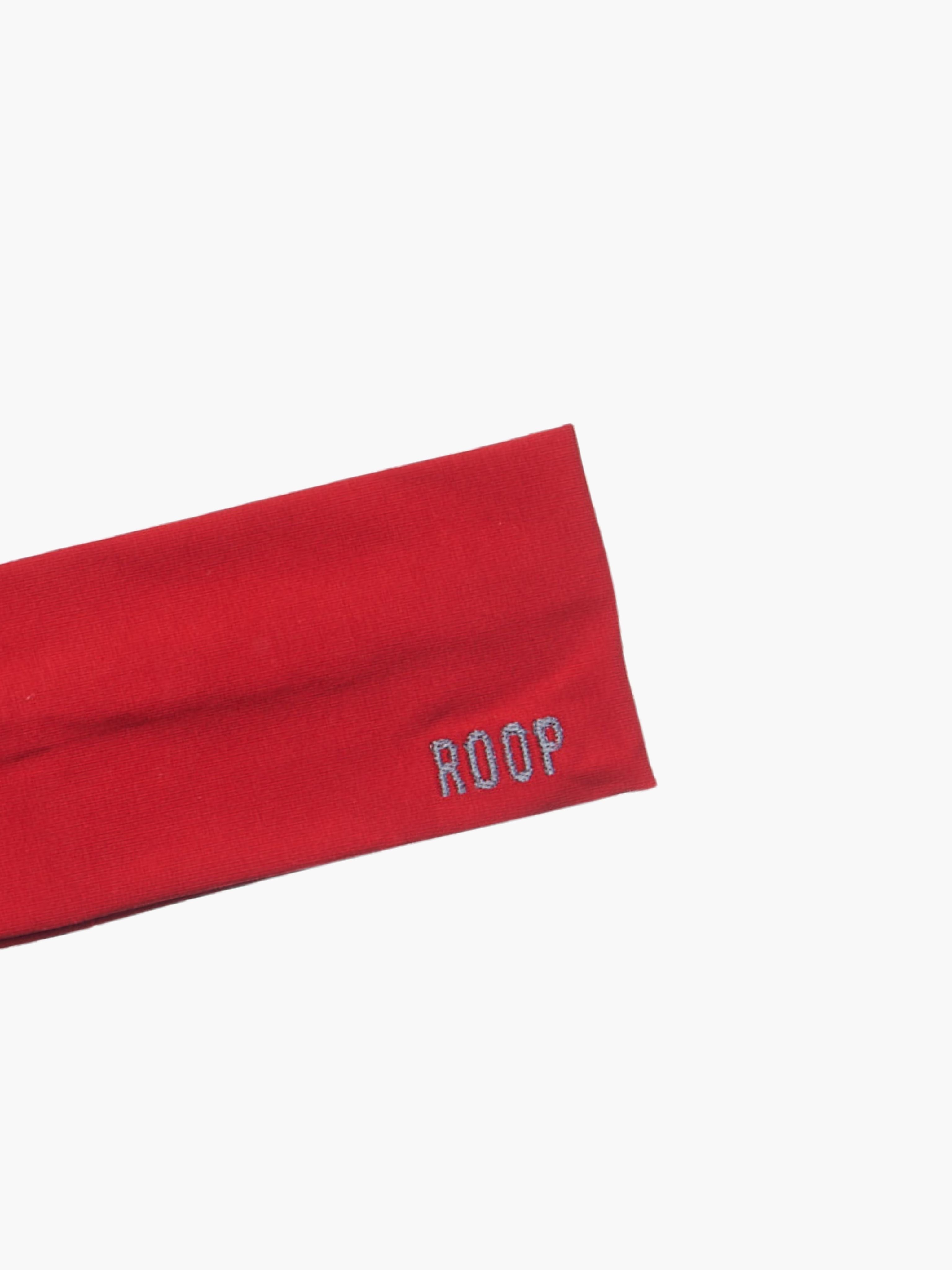 Jennifer headband in Evie Joynes red