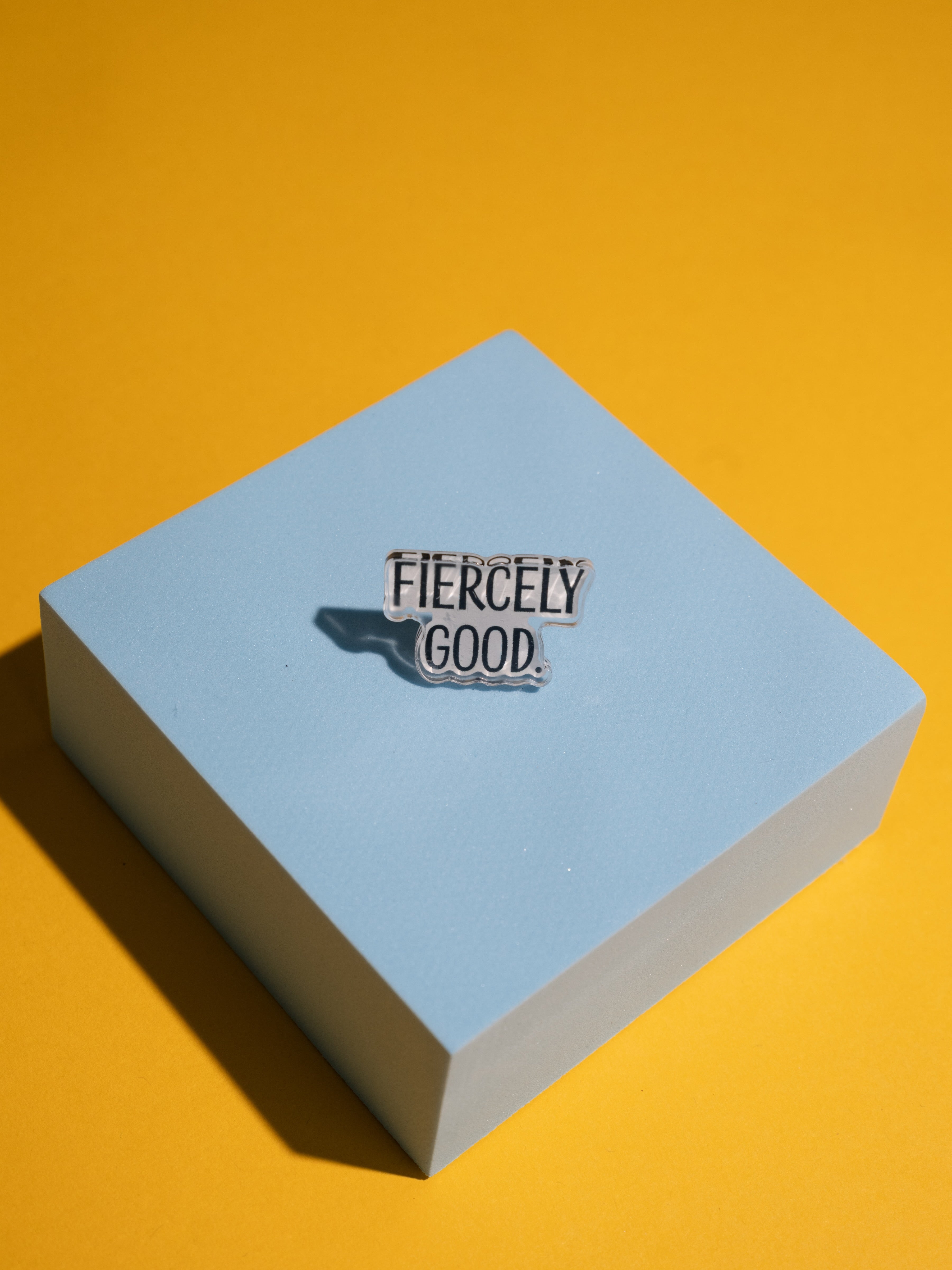 BeanFruit Coffee Fiercely Good Pin