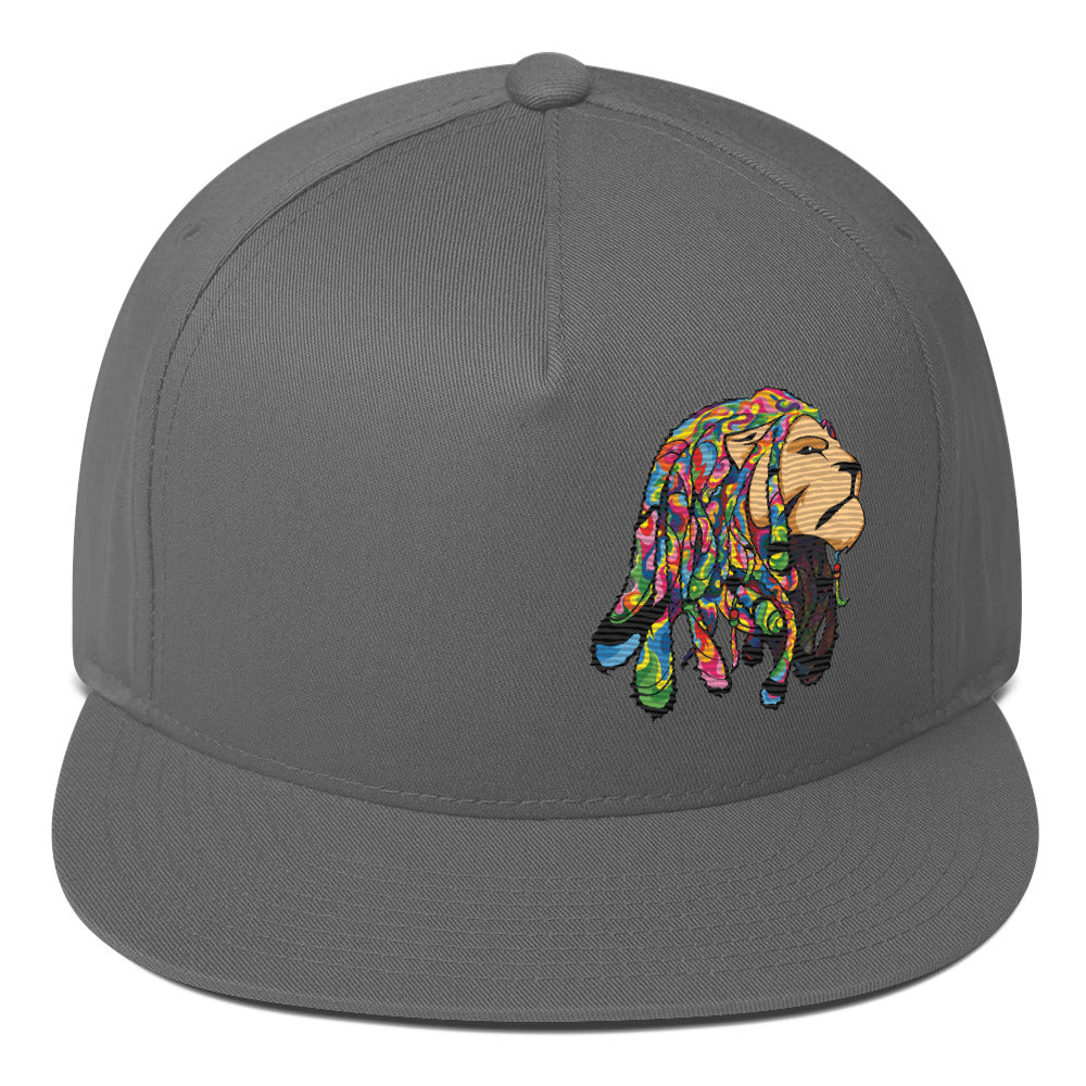 Lion Locs Flat Bill Hat Snapback