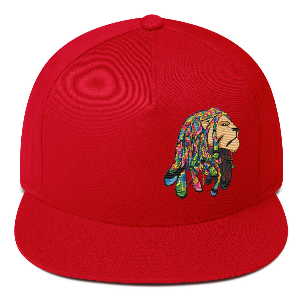 Lion Locs Flat Bill Hat Snapback