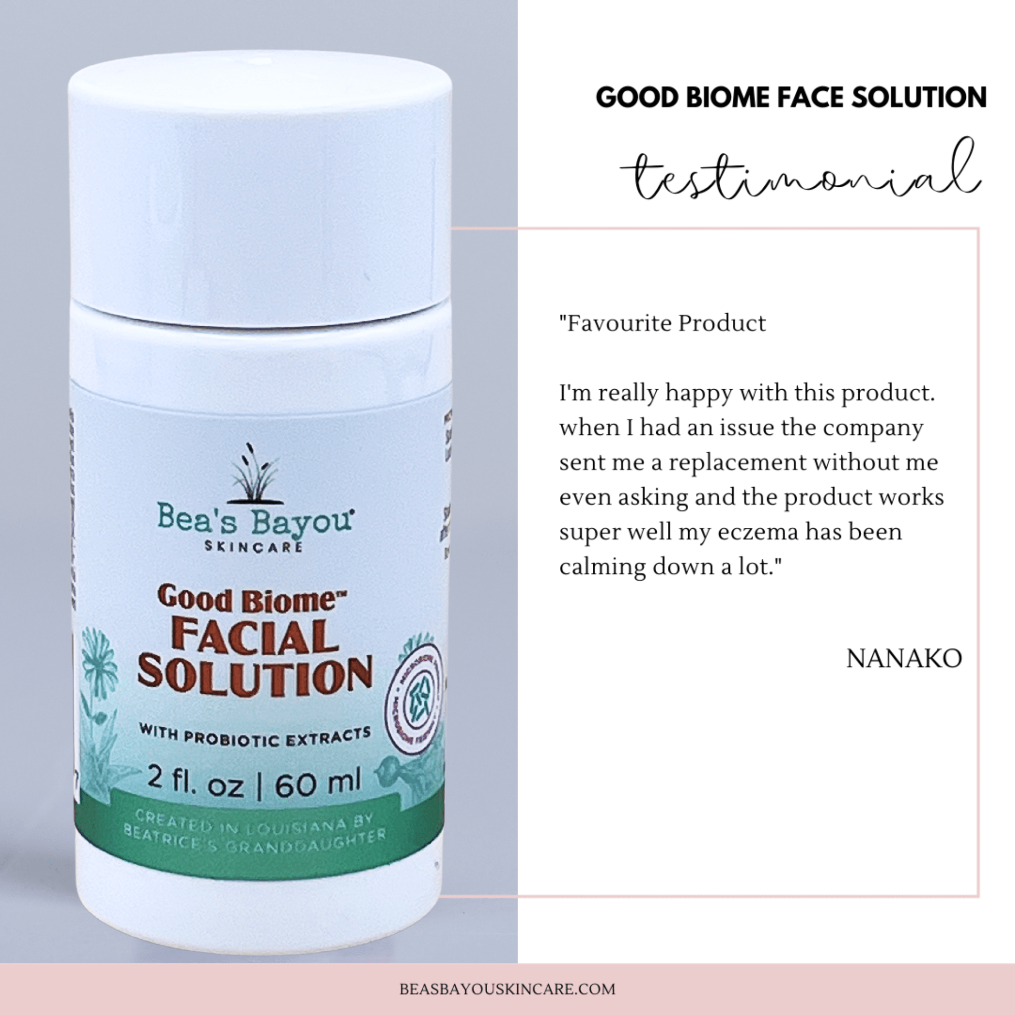 Prebiotic Facial Solution: Liquid AHA + BHA Serum