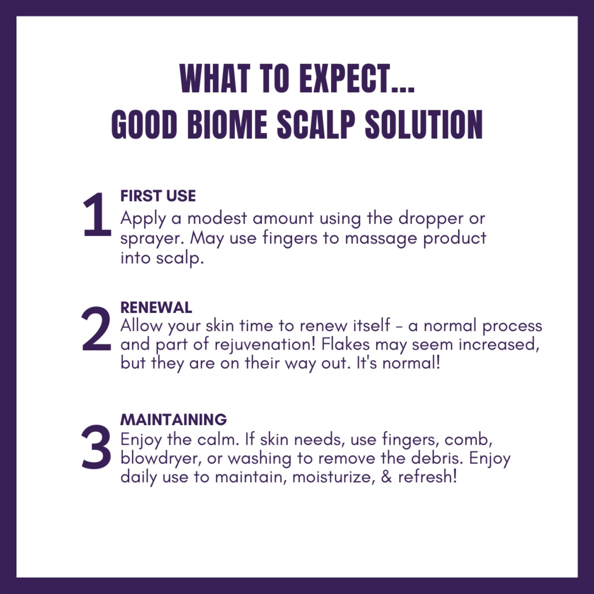 Good Biome Seborrheic Scalp Solution (DUO): Herbal Prebiotic Leave-in