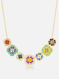 Granny Squares Geraldine Pendant Necklace