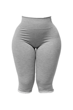 The Cotton Tummy Control Capri (black)