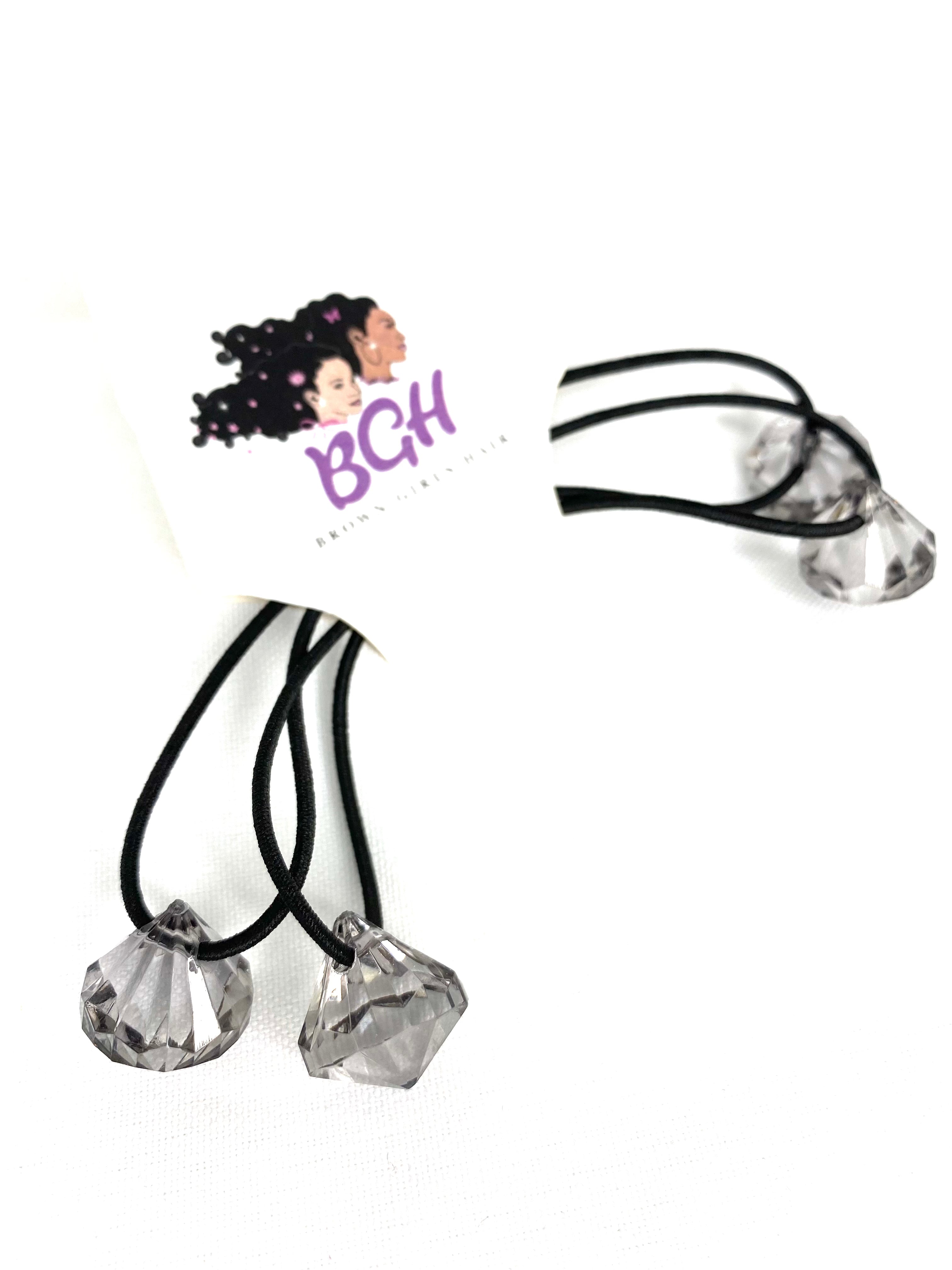 Brown Girls Hair® Small GEM Ponytail Holder | Hair Elastics Ties