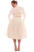 High Waist Flare Skirt