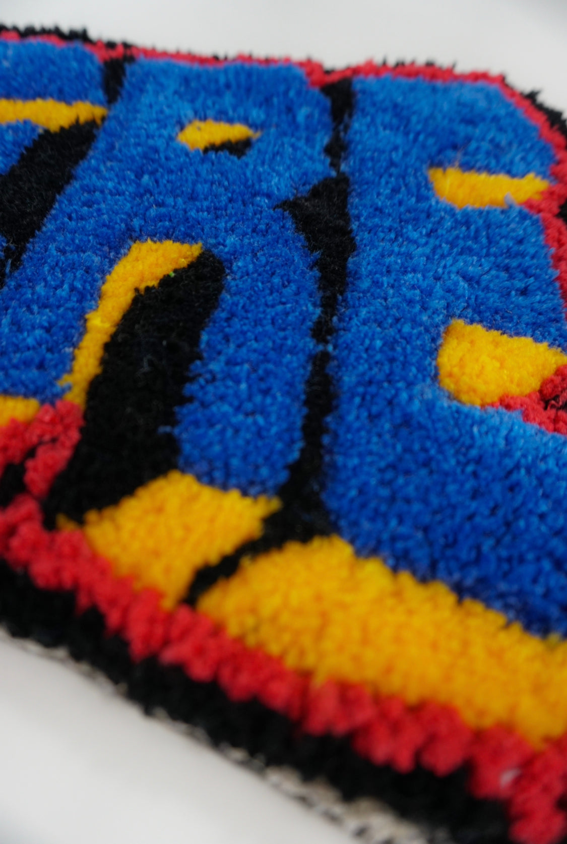 "Bones" Rug (Acrylic Yarn)