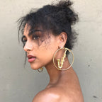 Darling, I Just Want You To Know - Saxophone Hoop Earrings